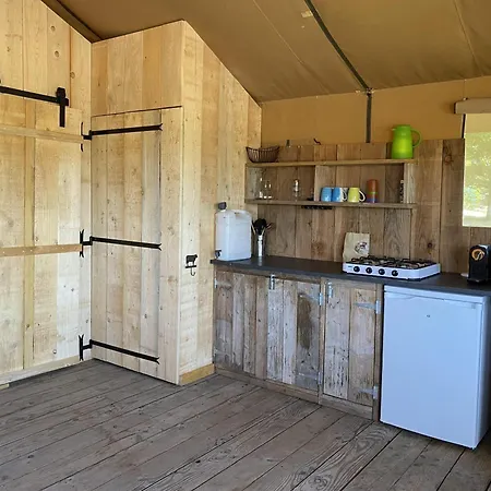 Comfort Safari Tent With Terrace On Nature In France * Saint-Desire