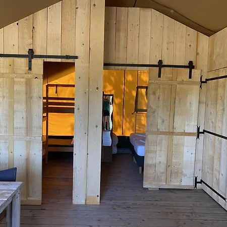 Comfort Safari Tent With Terrace On Nature In France Luxury tent